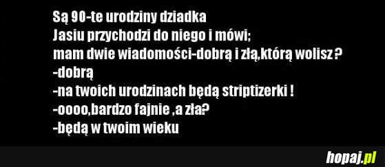 90te urodziny dziadka