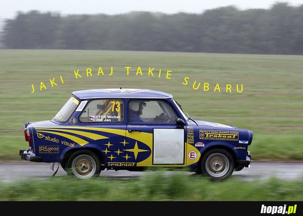 Jaki kraj takie Subaru