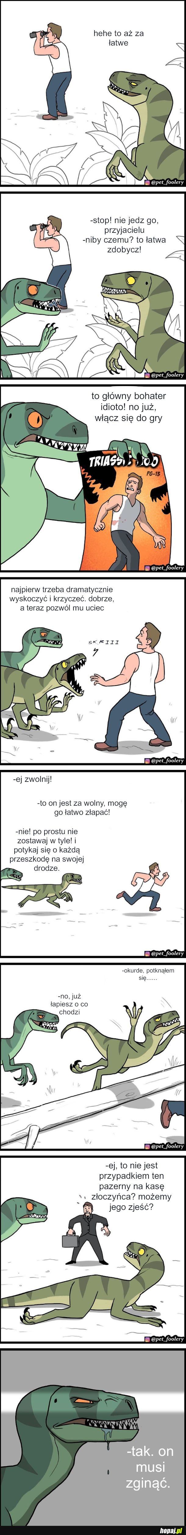 Dinozaurom na pożarcie