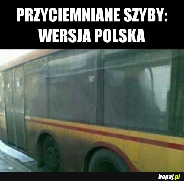 Przyciemniane szyby