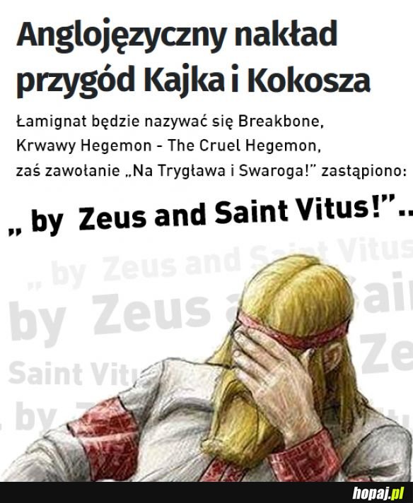 KAJKO I KOKOSZ PO ANGIELSKU
