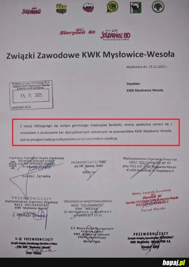 Też tak macie w robocie, że jak ktoś odwali jakąś grubszą akcję to mu się to raz w roku potem kasuje?