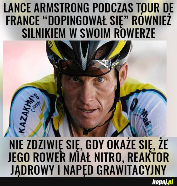 WSPOMAGACZE LANCE ARMSTRONGA