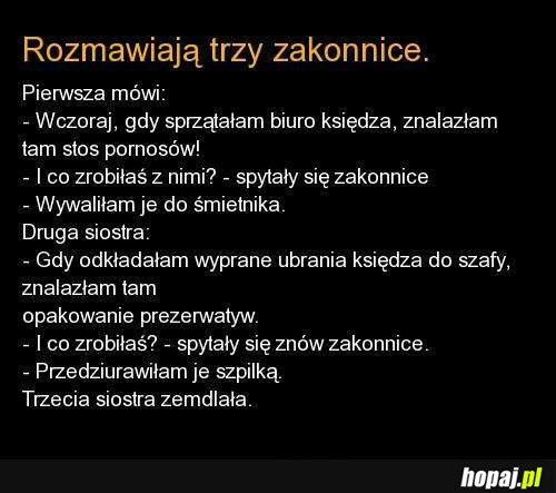 Rozmawiają trzy zakonnice