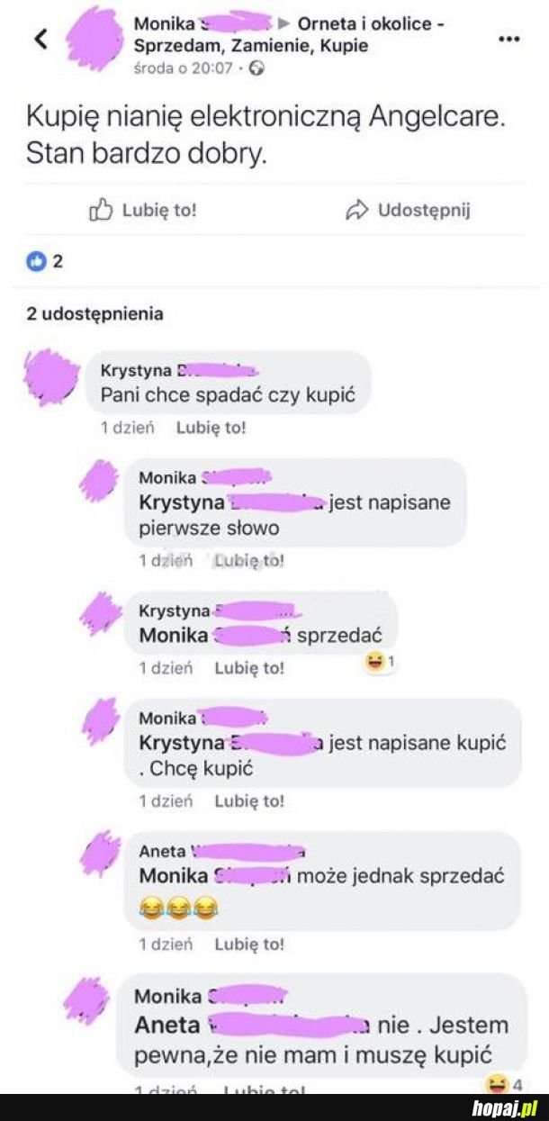 Proszę o więcej informacji 