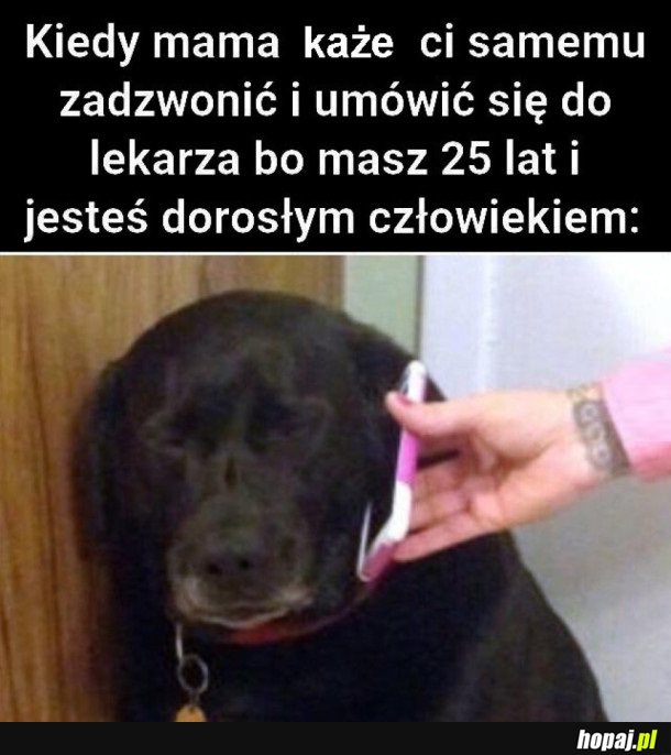 KIEDY MAMA KAŻE CI SAMEMU ZADZWONIĆ