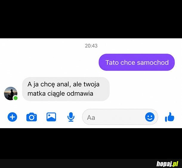 Tato chcę samochód