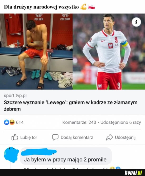 Dla drużyny narodowej wszystko
