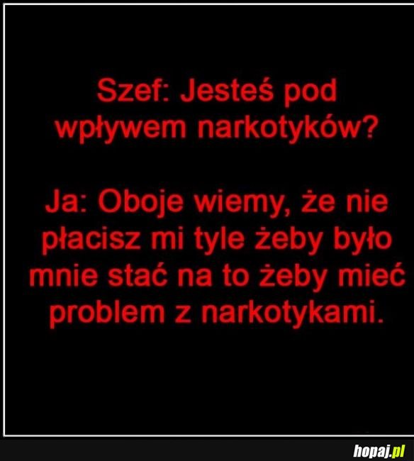 Narkotyki w pracy