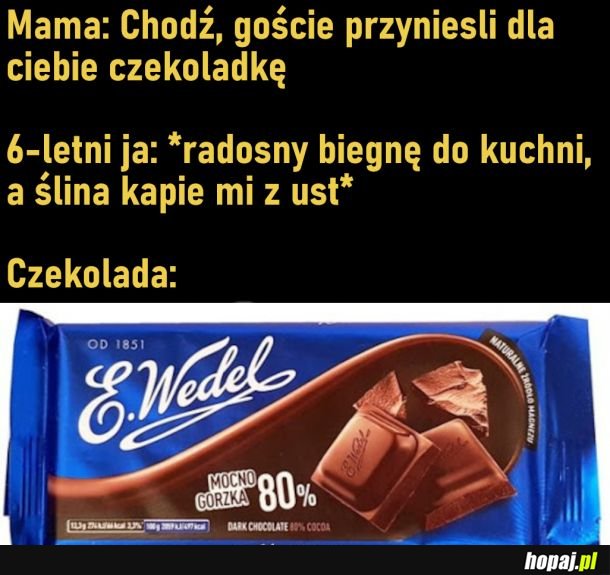 Synciu, goście przynieśli czekoladkę dla Ciebie