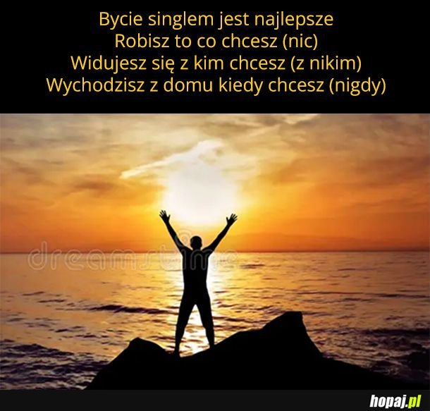 Bycie singlem jest najlepsze