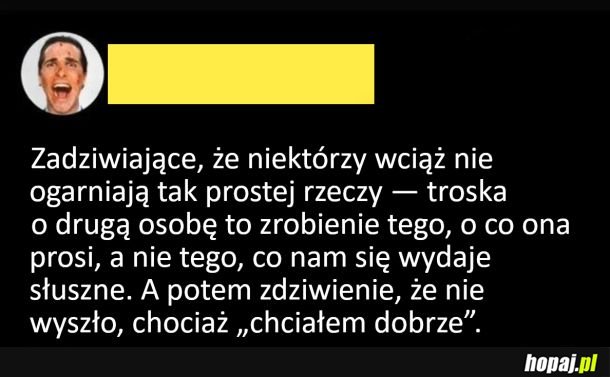 Troska o innych ludzi
