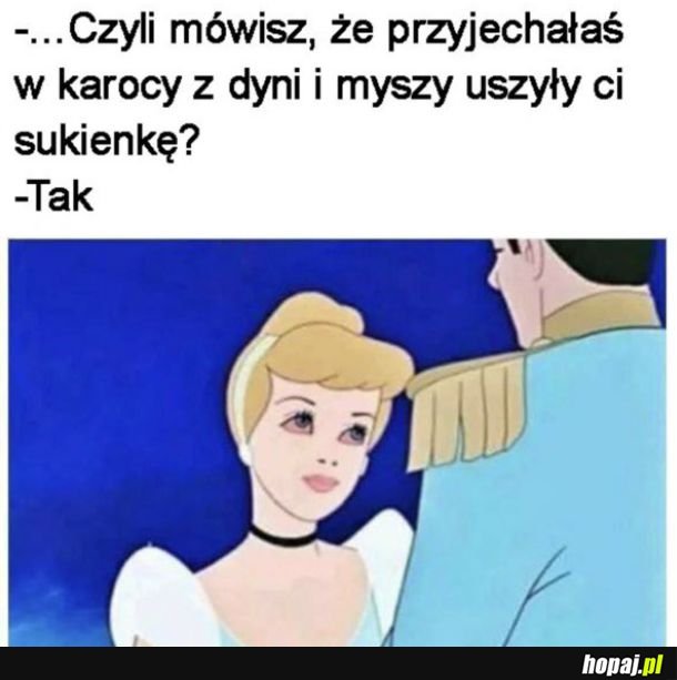 Nie, nic nie brałam