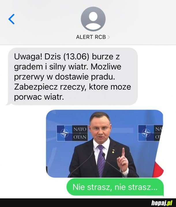 Nie strasz