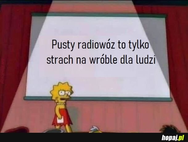 Pusty radiowóz