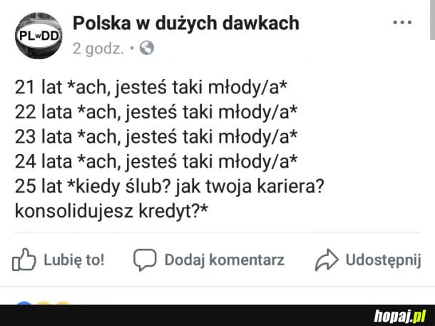 Jesteś taki młody