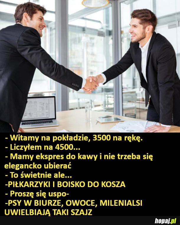 Cóż za wspaniałe benefity