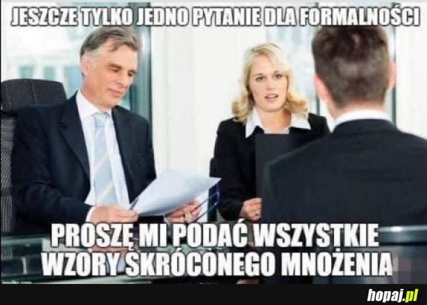 Niespodzianka na rozmowie o pracę