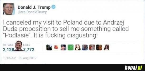  Podlasie odstraszyło Trumpa 