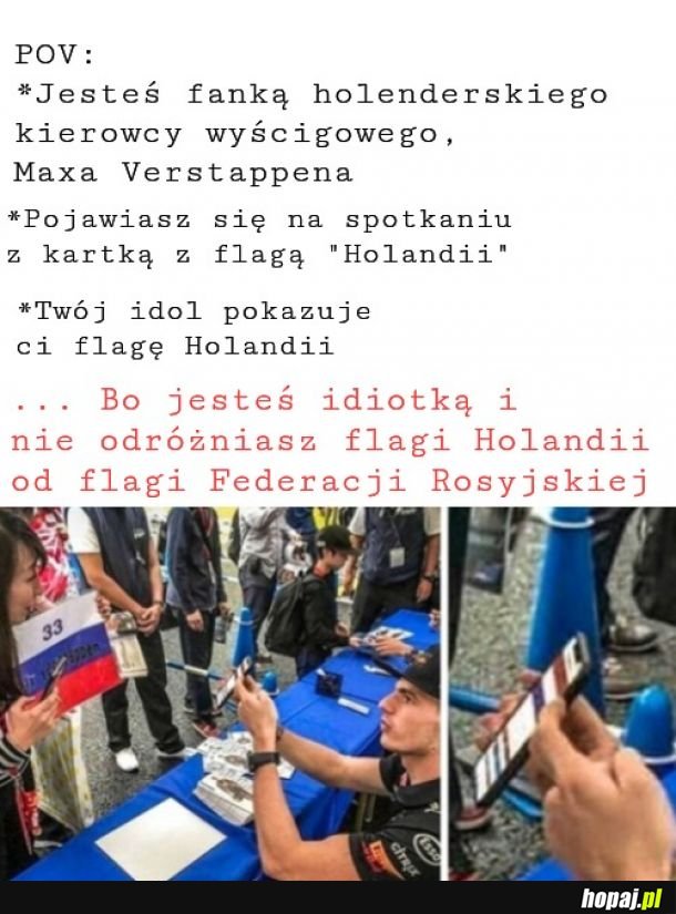 Mogła od razu dać jakąś swastykę czy coś... 