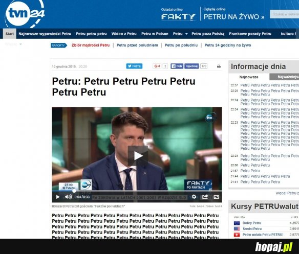 Petru w TVN24