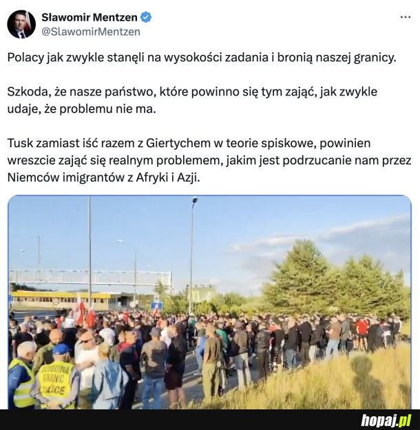Polacy bronią granicy przed nielegalnymi imigrantami z Niemiec
