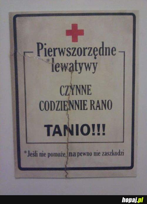 Tanio, codziennie rano