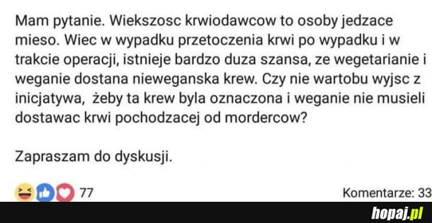 Dylemat wege krwiodawców