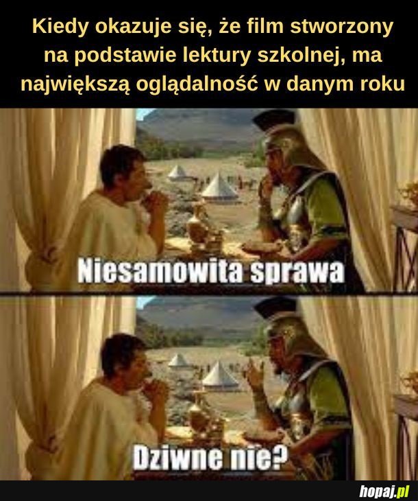 Ciekawe czemu.