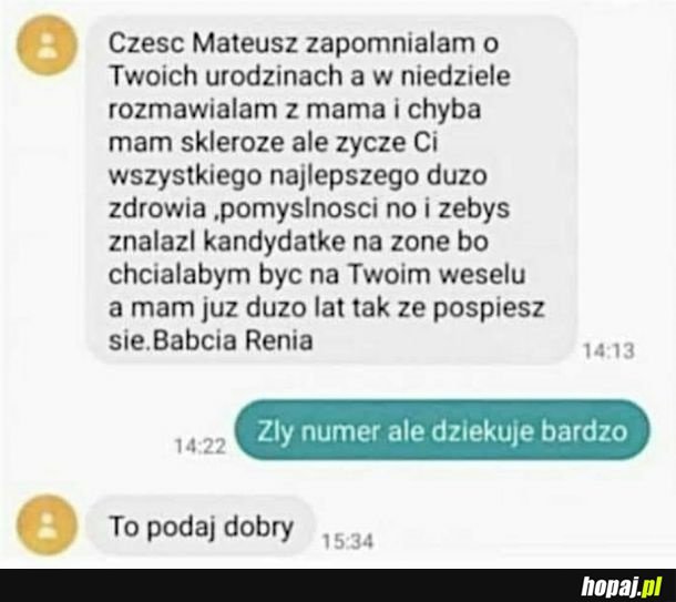 Rozmowa z babcią