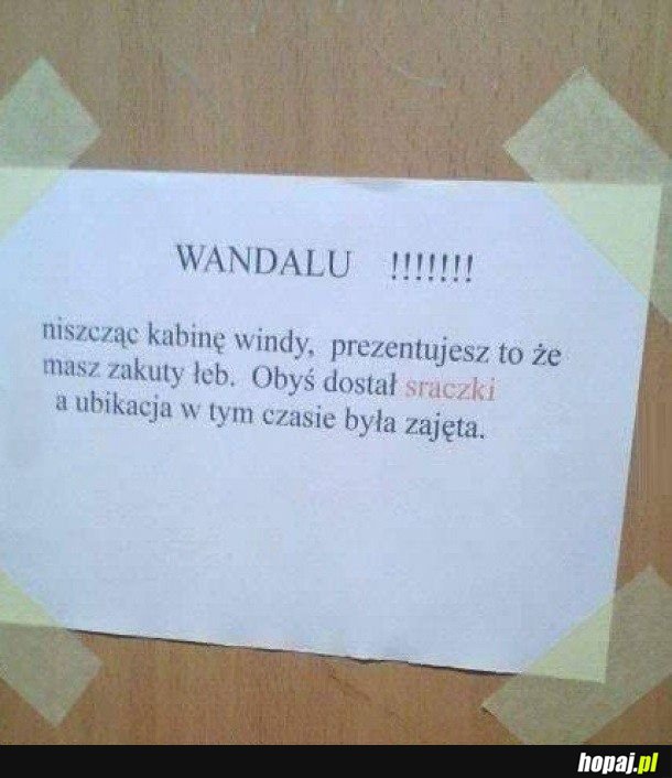  Zakuty wandal 