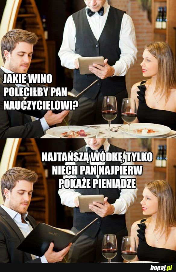 Wino dla nauczycieli