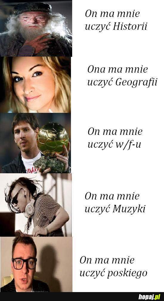 Takich nauczycieli wybieram