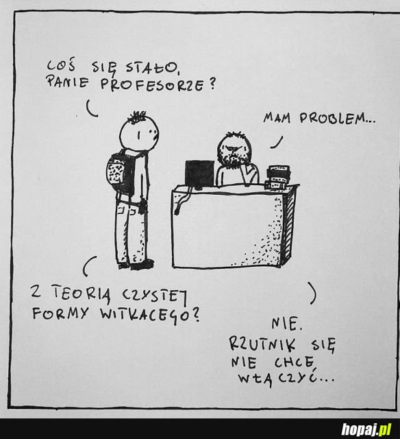 Profesor ma problem
