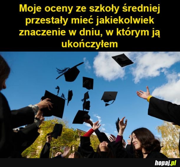 Oceny ze szkoły