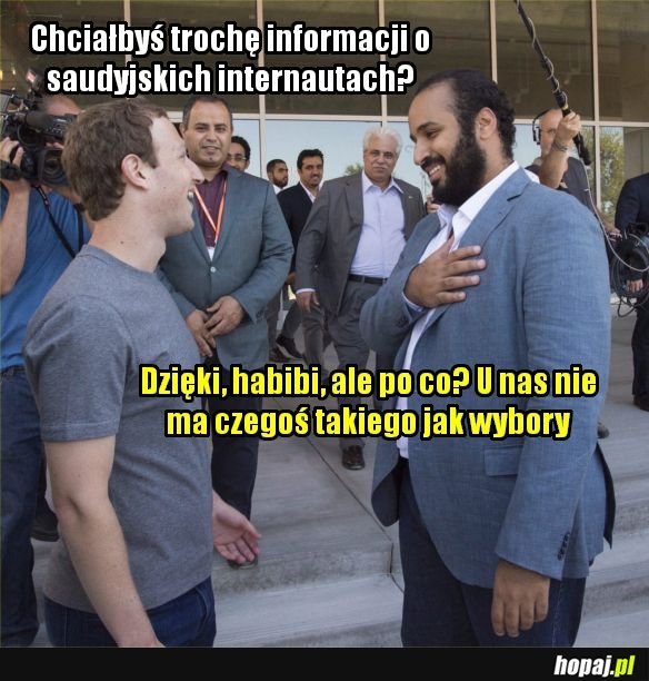 Mark Zuckerberg i książę Arabii Saudyjskiej