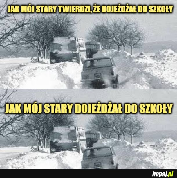 Kiedyś były zimy. 