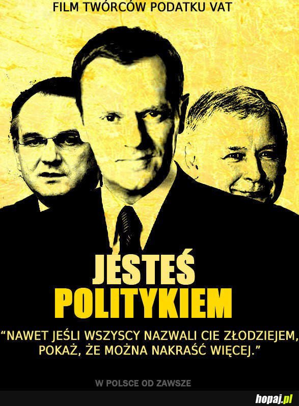 Jesteś politykiem