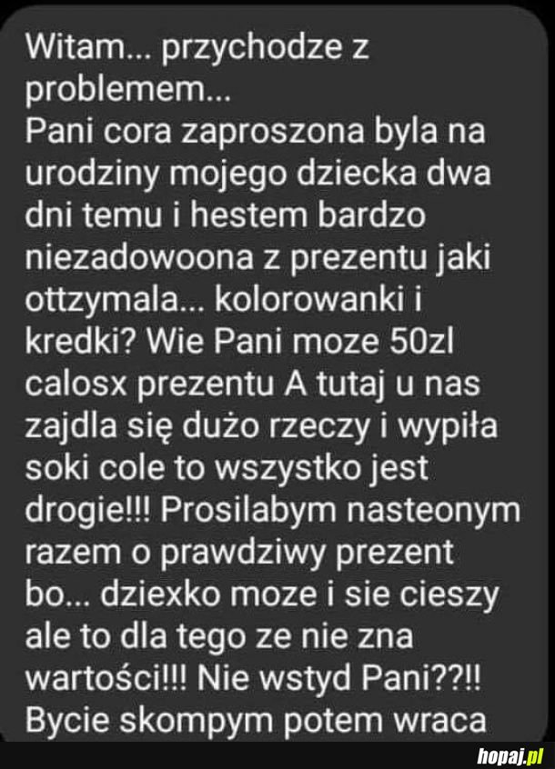 Urodziny córki