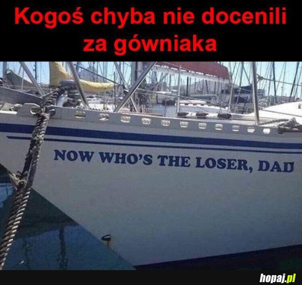 KOGOŚ CHYBA NIE DOCENILI