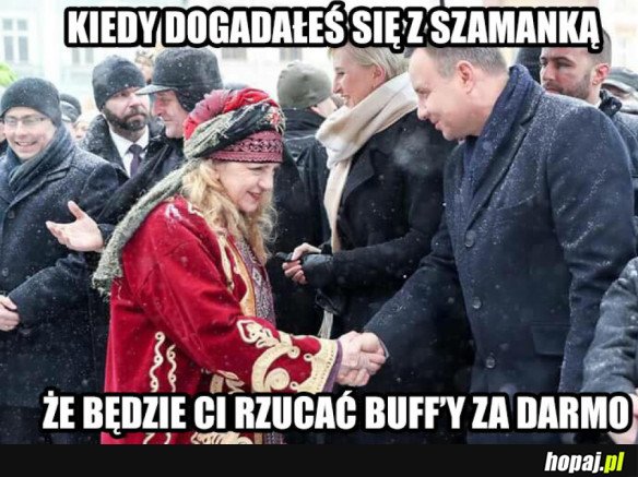 KIEDY DOGADAŁEŚ SIĘ Z SZAMANKĄ