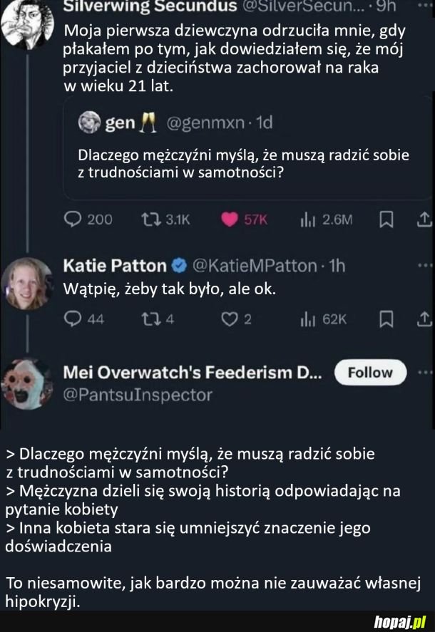 Dlaczego mężczyźni myślą, że muszą radzić sobie z trudnościami w samotności?