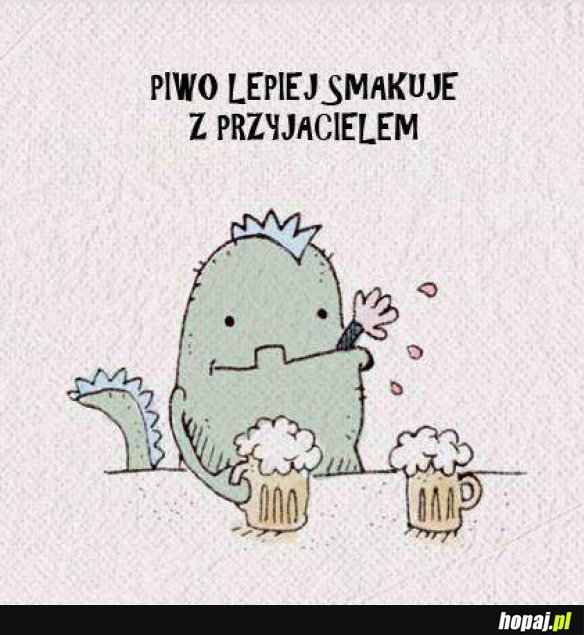 Piwo z przyjacielem