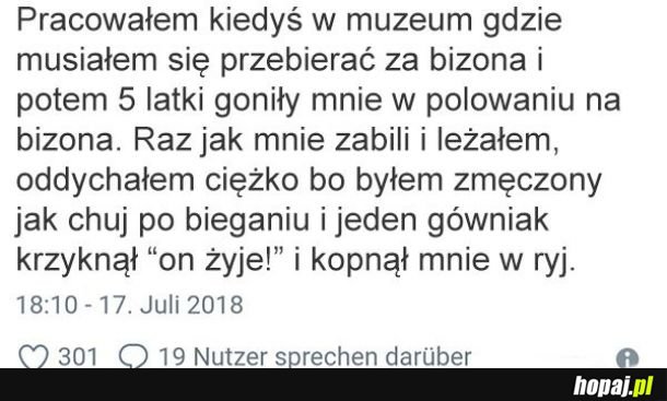 Praca w muzeum