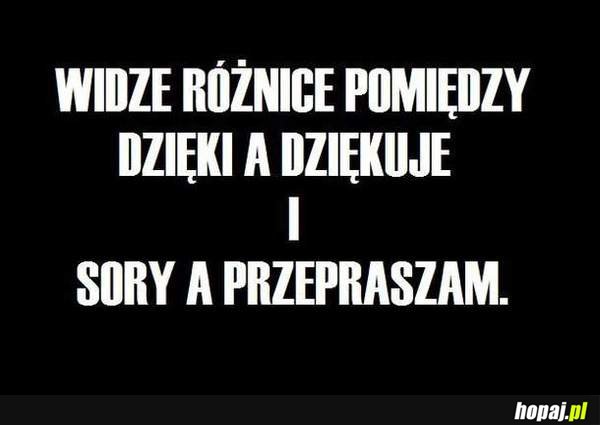 Widzę różnicę