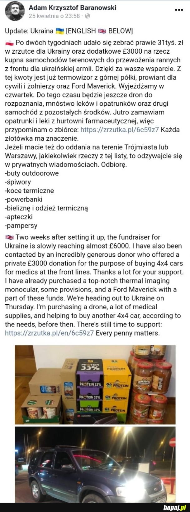 Grosza daj Adamowi, sakiewką potrząśnij