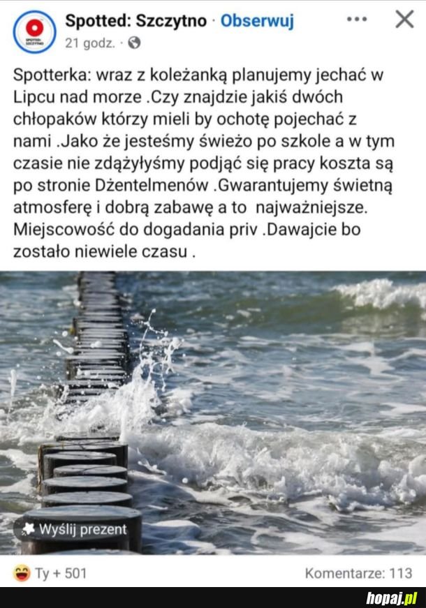 Szukają frajerów albo sponsorów