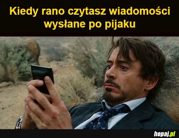 Wiadomości po pijaku