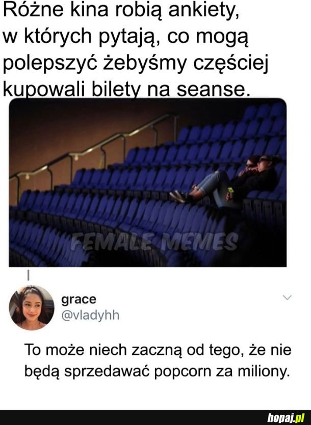  Niech zaczną od popcornu