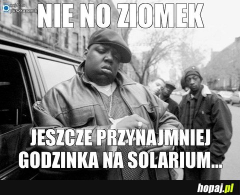 Jeszcze goddzinka na solarium